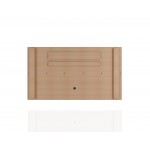 Liberty 62.99 TV Panel in Rustic Brown