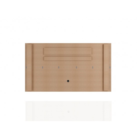 Liberty 62.99 TV Panel in Rustic Brown