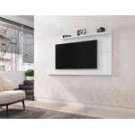 Liberty 62.99 TV Stand and Panel in White and Rustic Brown