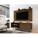 Liberty 62.99 TV Stand and Panel in Rustic Brown