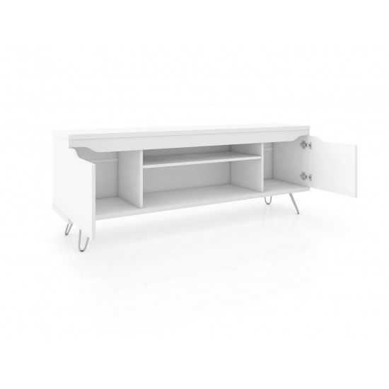 Baxter 62.99 TV Stand and Liberty Panel in White