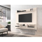 Plaza 64.25 Floating Entertainment Center in Off White