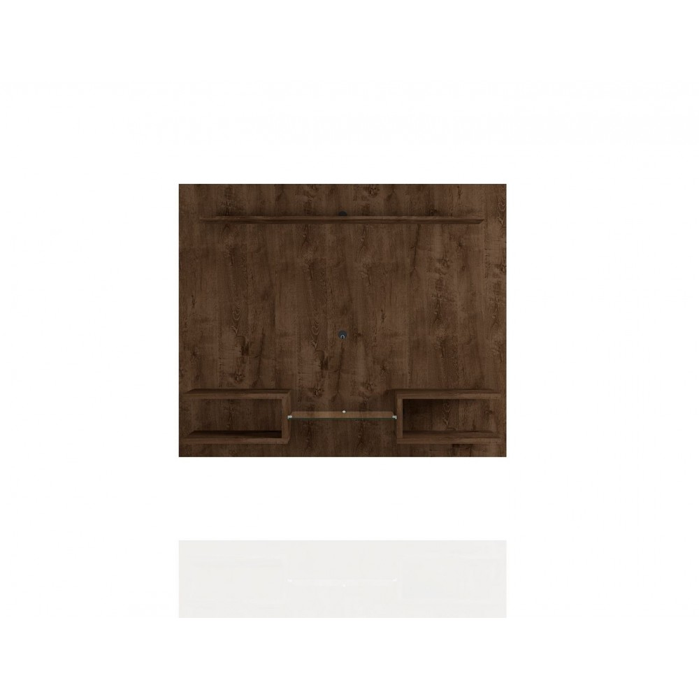 Plaza 64.25 Floating Entertainment Center in Rustic Brown