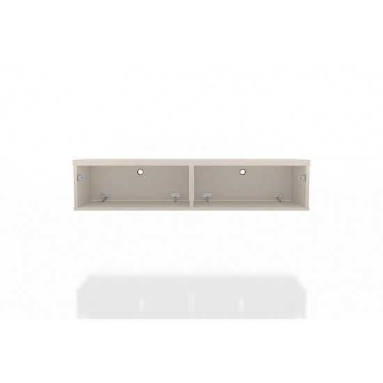 Liberty 42.28 Floating Office Desk in Off White