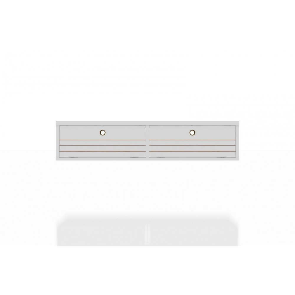 Liberty 42.28 Floating Office Desk in White Liberty 42.28 Floating Office Desk in White