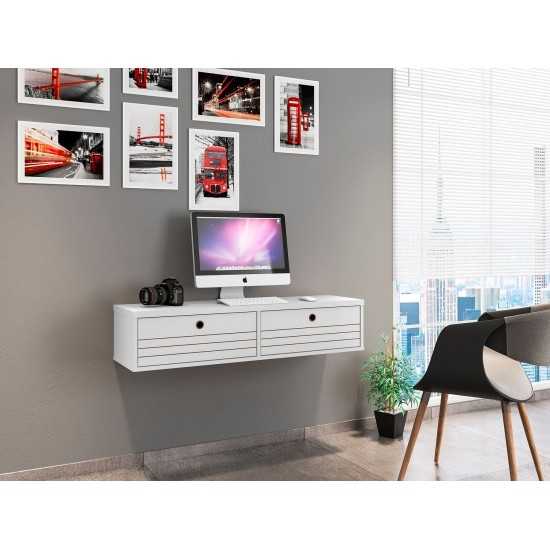 Liberty 42.28 Floating Office Desk in White