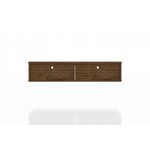 Liberty 42.28 Floating Office Desk in Rustic Brown