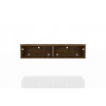 Liberty 42.28 Floating Office Desk in Rustic Brown