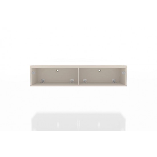 Liberty 42.28 Floating Entertainment Center in Off White