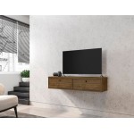 Liberty 42.28 Floating Entertainment Center in Rustic Brown