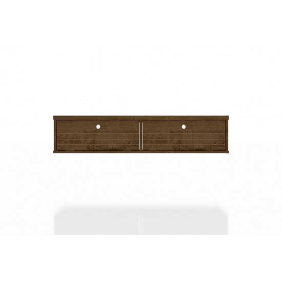 Liberty 42.28 Floating Entertainment Center in Rustic Brown