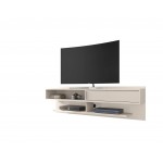 Astor 70.86 Floating Entertainment Center in Off White