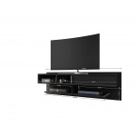 Astor 70.86 Floating Entertainment Center in Black