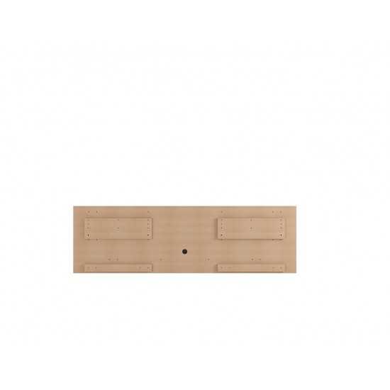 Astor 70.86 Floating Entertainment Center in Black