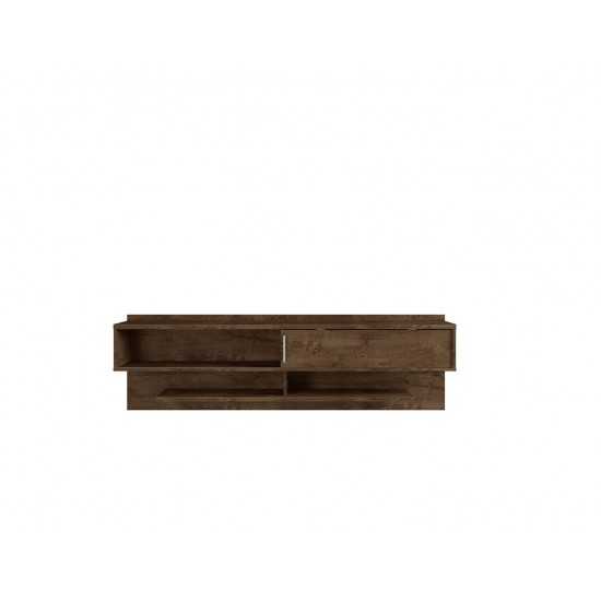 Astor 70.86 Floating Entertainment Center in Rustic Brown