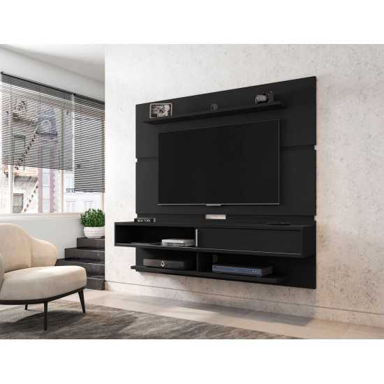 Astor 70.86 Floating Entertainment Center in Black