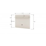 Tribeca 53.94 TV Panel in Off White