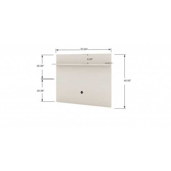 Tribeca 53.94 TV Panel in Off White