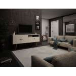 Tribeca 53.94 TV Stand in Off White