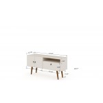 Tribeca 53.94 TV Stand in Off White