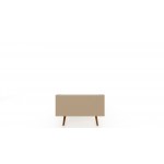 Tribeca 35.43 TV Stand in Off White and Nature