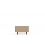 Tribeca 35.43 TV Stand in Off White and Green Mint