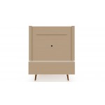 Tribeca 53.94 TV Stand and Panel in Off White and Terra Orange Pink