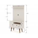 Tribeca 35.43 TV Stand and Panel in Off White