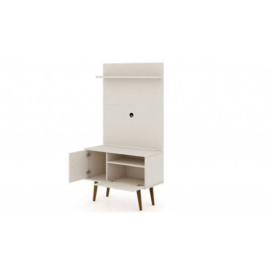 Tribeca 35.43 TV Stand and Panel in Off White