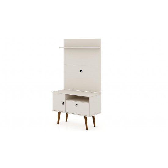 Tribeca 35.43 TV Stand and Panel in Off White