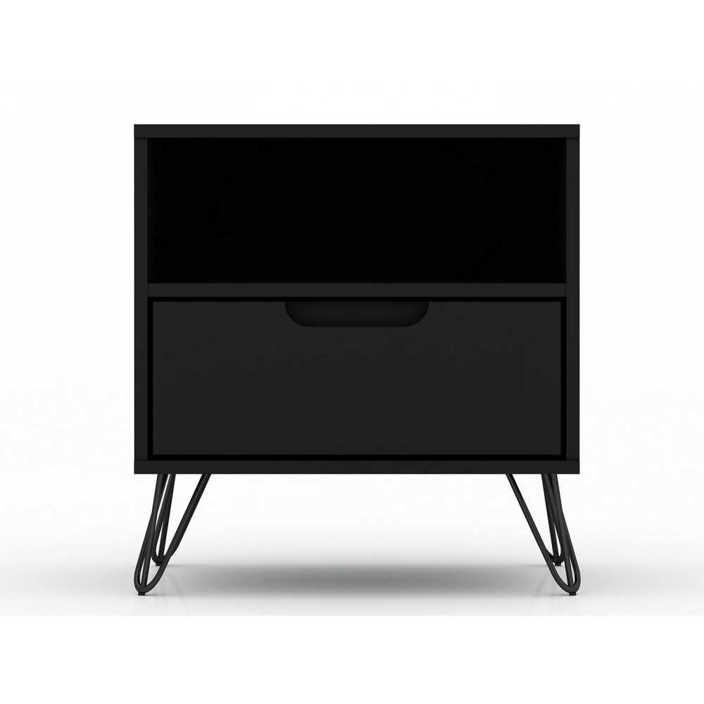 Rockefeller 1.0 Nightstand in Black