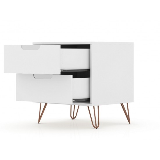 Rockefeller 2.0 Nightstand in White