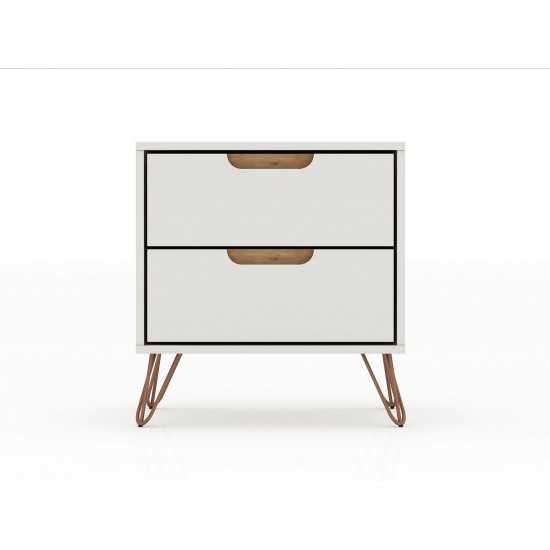 Rockefeller 2.0 Nightstand in Off White