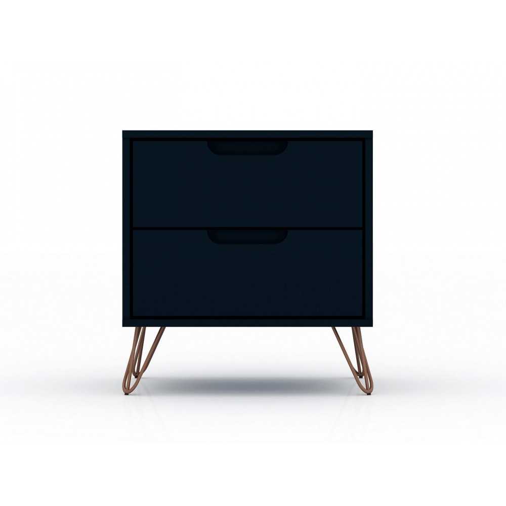 Rockefeller 2.0 Nightstand in Tatiana Midnight Blue