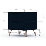 Rockefeller 2.0 Nightstand in Tatiana Midnight Blue