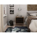 Rockefeller 2.0 Nightstand in Nature and Textured Grey