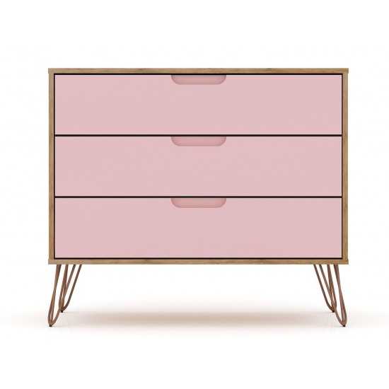 Rockefeller Dresser in Nature and Rose Pink