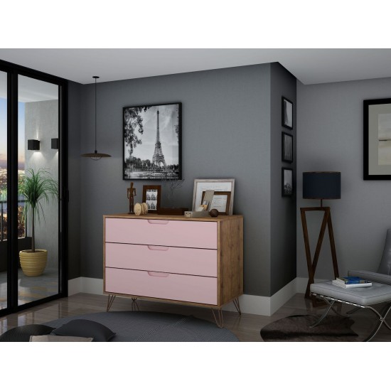 Rockefeller Dresser in Nature and Rose Pink