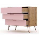 Rockefeller Dresser in Nature and Rose Pink