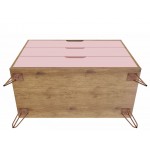 Rockefeller Dresser in Nature and Rose Pink