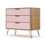 Rockefeller Dresser in Nature and Rose Pink