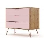 Rockefeller Dresser in Nature and Rose Pink