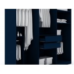 Gramercy Wardrobe Armoire Closet in Tatiana Midnight Blue
