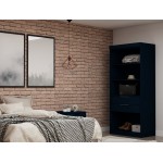 Mulberry Open 1 Sectional Closet in Tatiana Midnight Blue