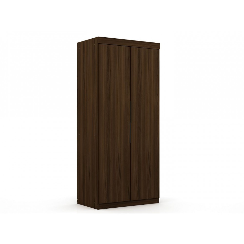 Mulberry 2.0 Sectional Wardrobe Closet in Brown
