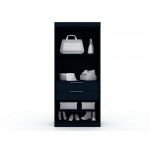 Mulberry 2.0 Sectional Wardrobe Closet in Tatiana Midnight Blue