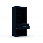 Mulberry 2.0 Sectional Wardrobe Closet in Tatiana Midnight Blue