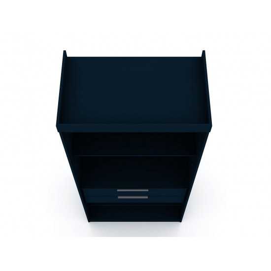 Mulberry 2.0 Sectional Wardrobe Closet in Tatiana Midnight Blue