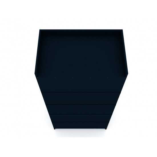 Mulberry 2.0 Sectional Wardrobe Closet in Tatiana Midnight Blue