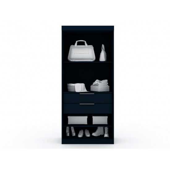 Mulberry Open 3 Sectional Closet - Set of 3 in Tatiana Midnight Blue